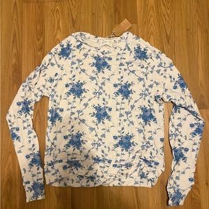 LoveShackFancy fancy X stripe and stare t shirt